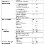 Table 1 Demographics of Participants