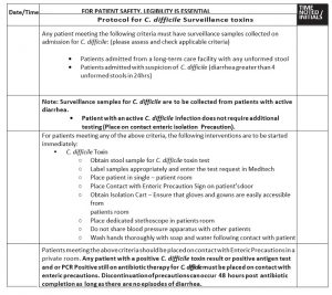 Use of Novel Approaches to Reduce Clostridium Difficile in an Inner ...