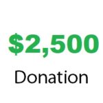 $2,500 Donation