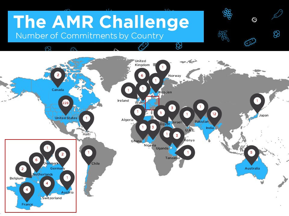 CDC AMR Challenge Map