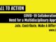 Call to Action: COVID-19 Collaboration and Need for a Multidisciplinary Approach