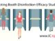 Voting Booth Disinfection Efficacy Study