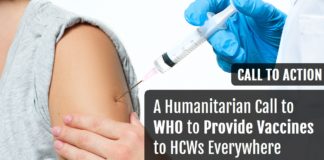 A Humanitarian Call to WHO to Provide Vaccines to HCWs Everywhere