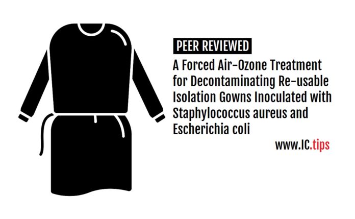 A Forced Air-Ozone Treatment for Decontaminating Re-usable Isolation Gowns